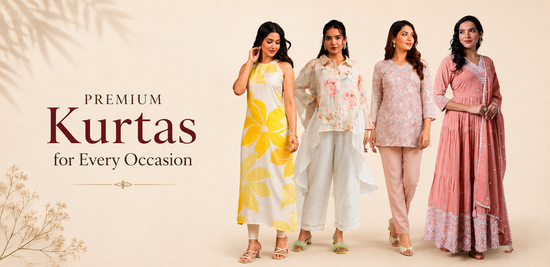 Discover Premium Designer Kurtas for Women Online at Zari Jaipur — Hand Block Print, Ajrakh, Linen &amp; Cotton Kurtas for Every Occasion