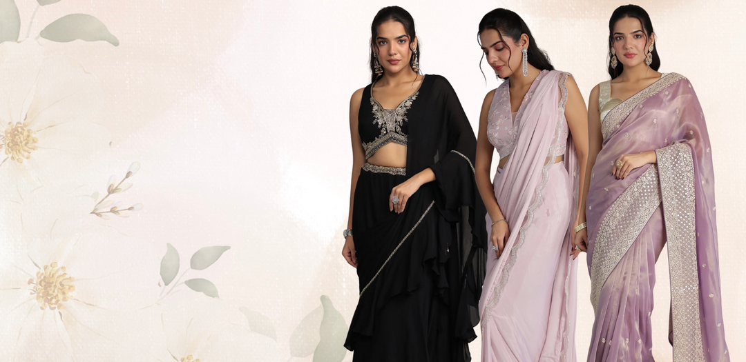 Designer Party Wear Sarees for Every Celebration - Discover Elegant Saree Collection Online at Zari Jaipur