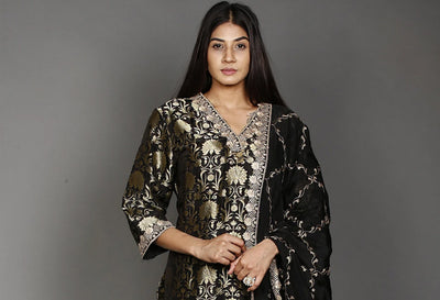 Stunning churidar suits that will give you a royal look