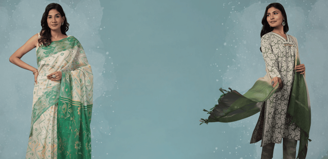 What to wear on Republic Day in office? Republic Day dress idea for women by Zari Jaipur