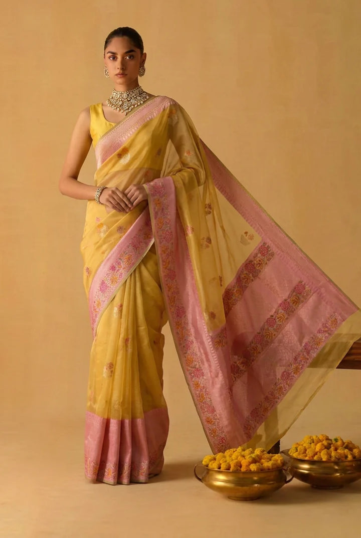 chanderi Pure handloom Saree