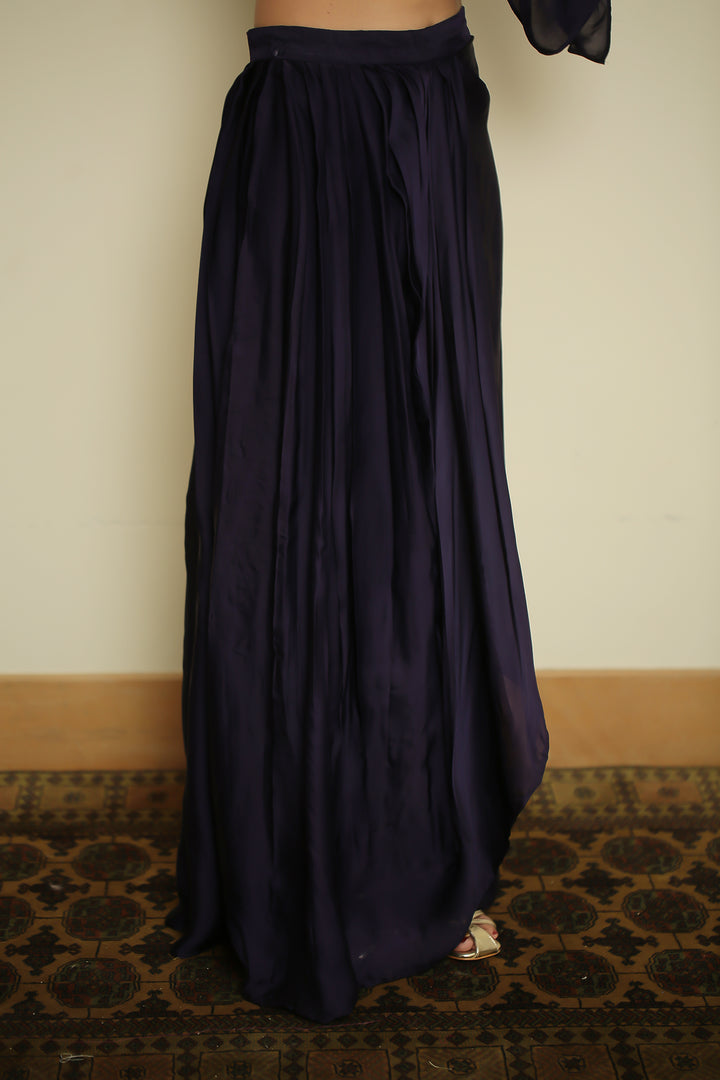 organza Indowestern with Zari Embroidery, Dabka Work, Cutdana Work ,Sequin Work, Thread Embroidery, Bead Work work.