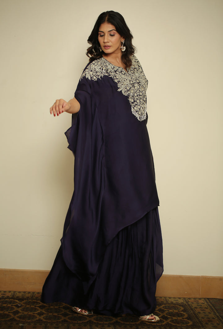 organza Indowestern with Zari Embroidery, Dabka Work, Cutdana Work ,Sequin Work, Thread Embroidery, Bead Work work.