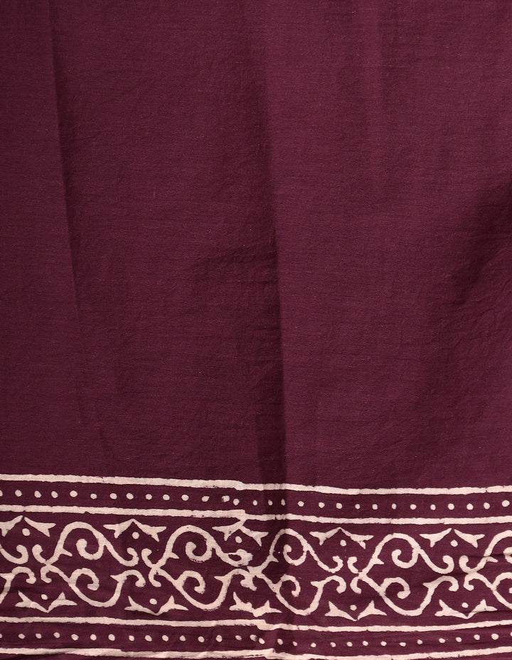 Cotton Saree  with Printed work.