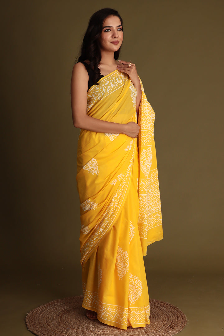 Printed Cotton Saree