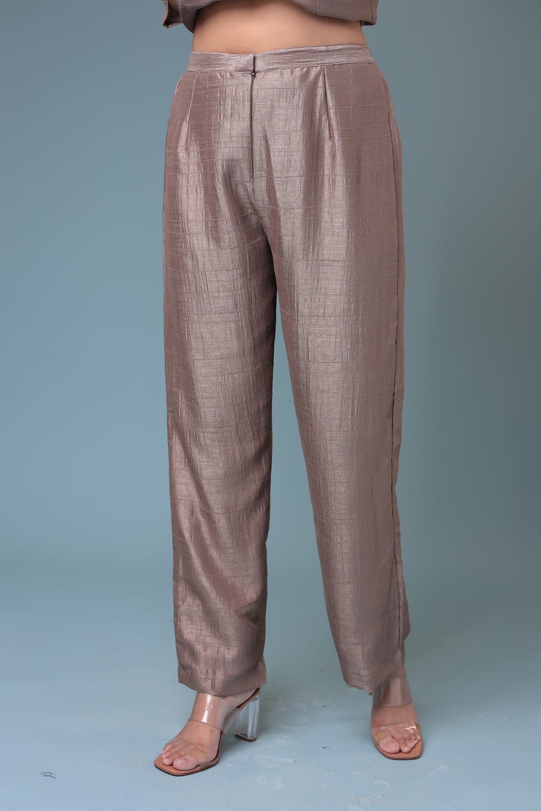 Chinon Suit with Embroidered work.