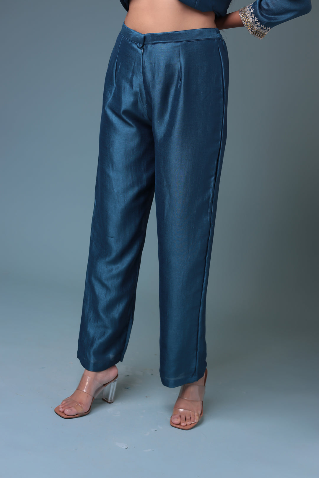 Chinon Suit with Embroidered work.