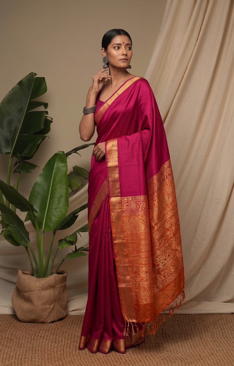 Pure handloom Banarasi Saree