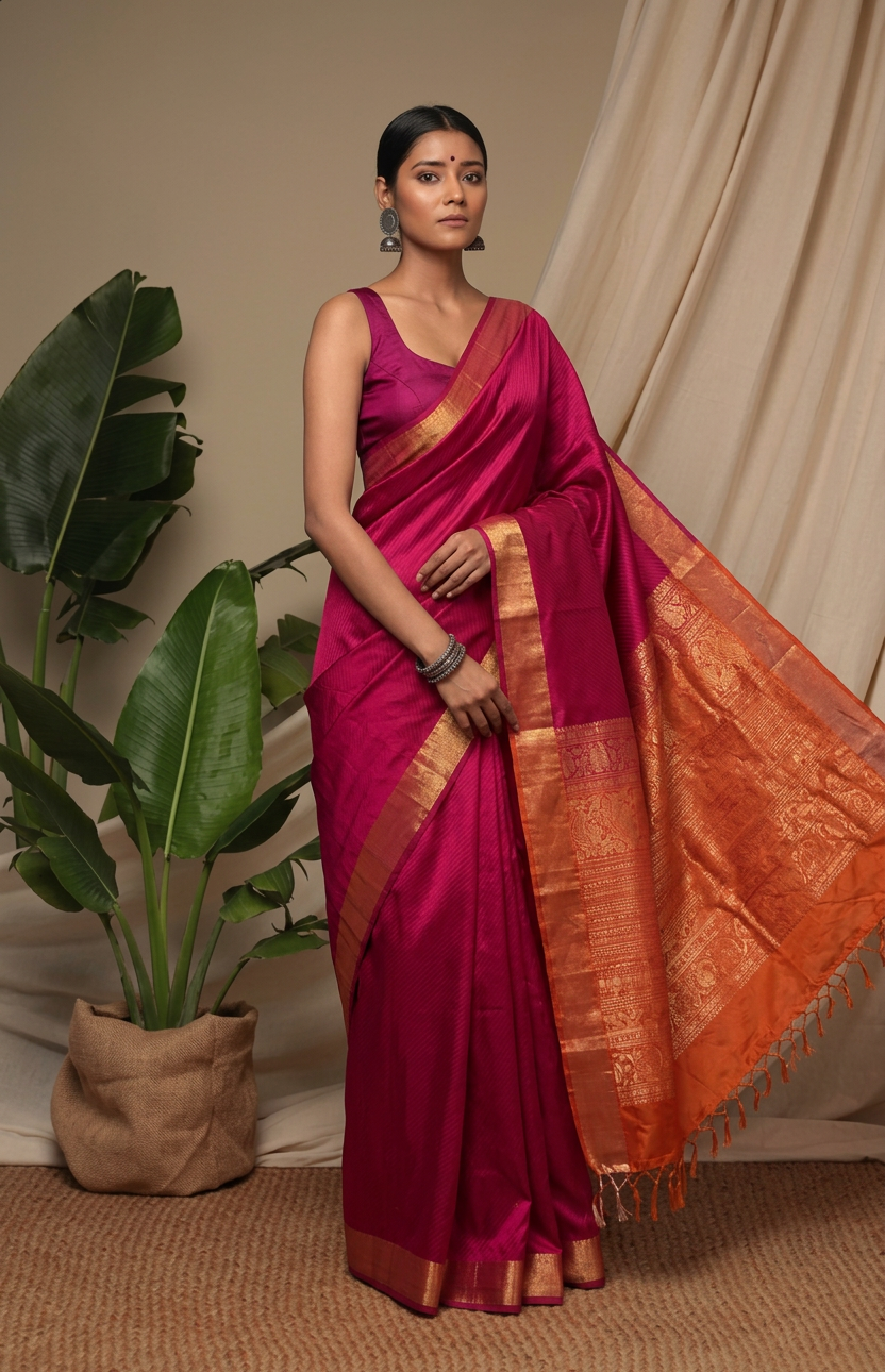 Pure handloom Banarasi Saree