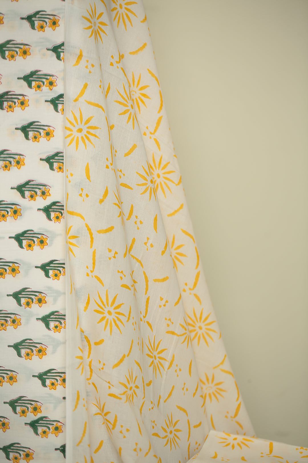 Printed Cotton Unstitched Suit