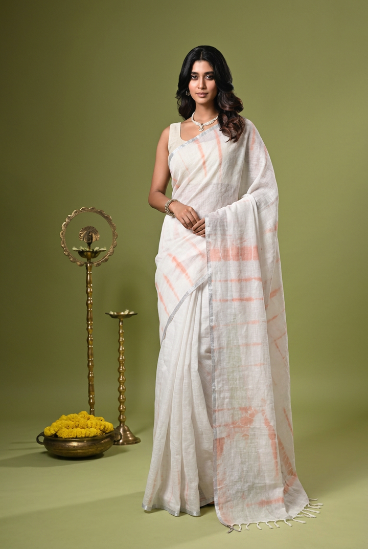 lenin Saree  with Thread work.