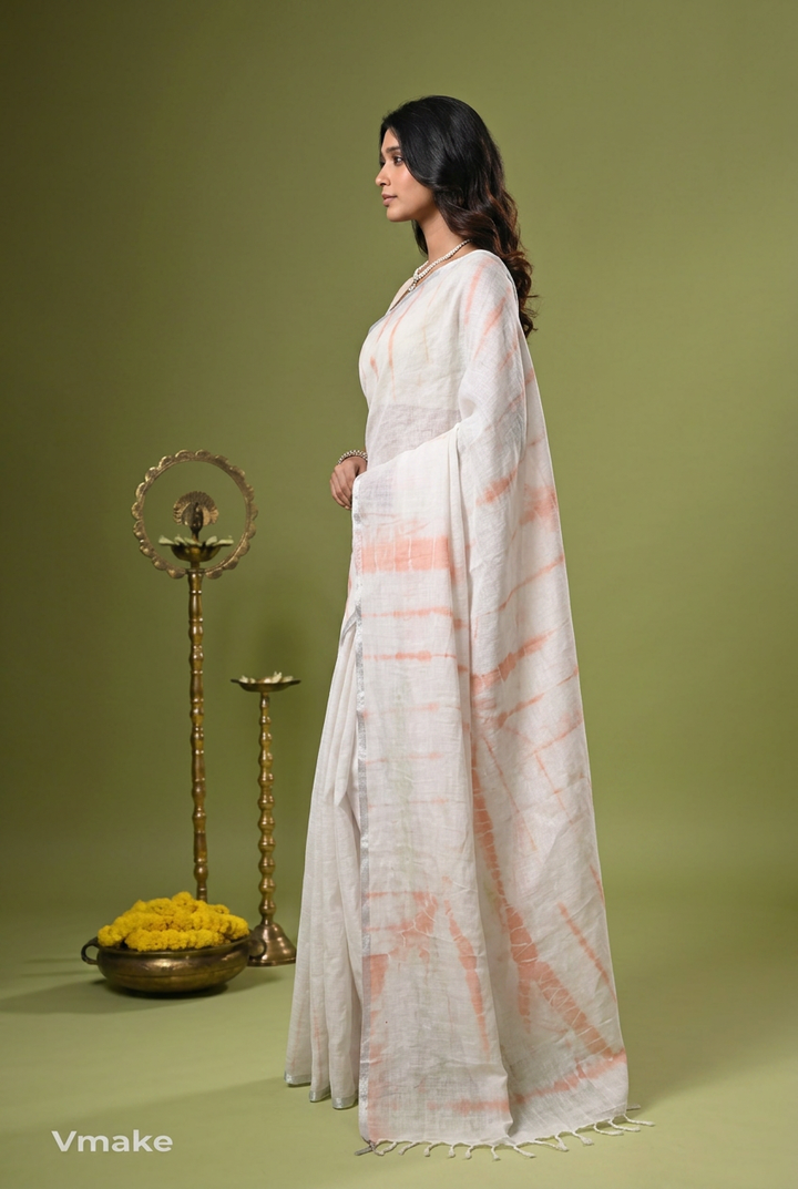 lenin Saree  with Thread work.