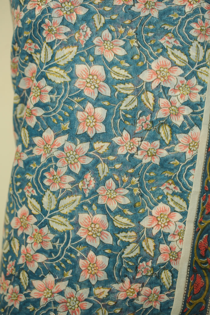 Printed Cotton Unstitched Suit