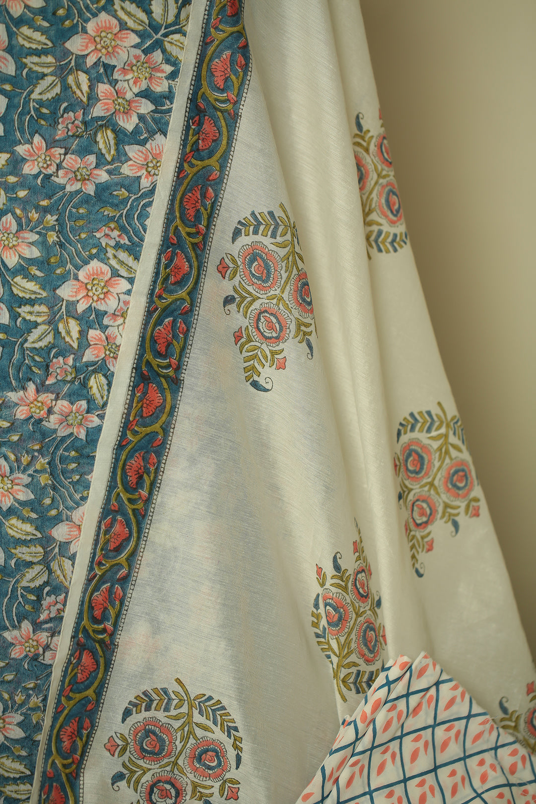 Printed Cotton Unstitched Suit