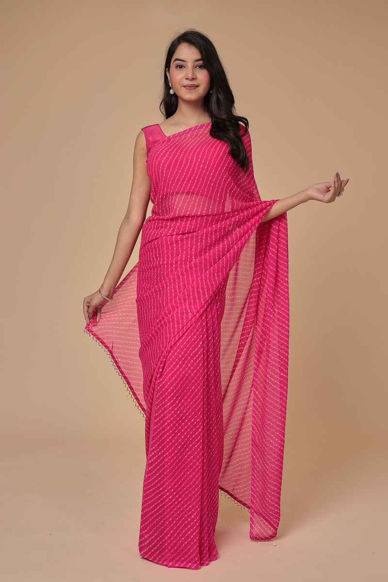 Mothra Leheriya Georgette Saree