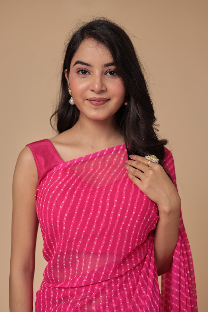 Mothra Leheriya Georgette Saree
