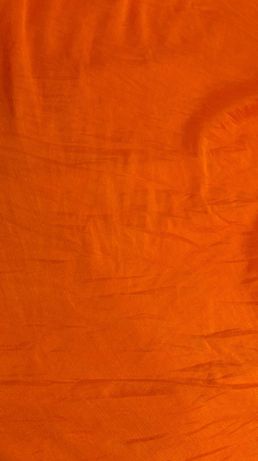Orange Leheriya Organza Saree