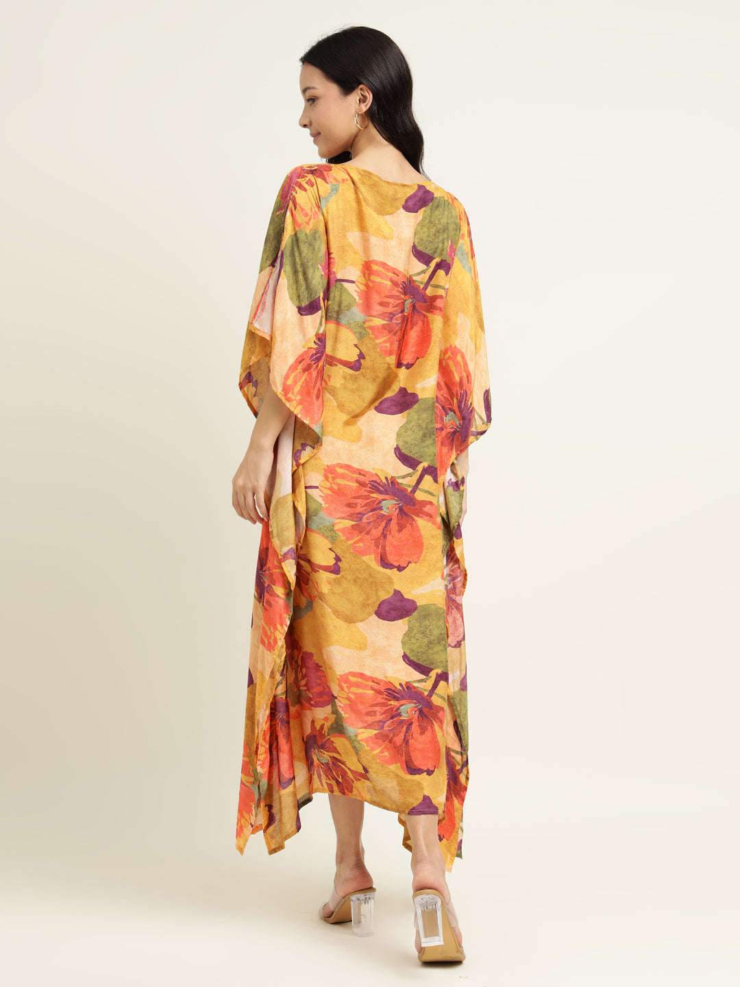 Printed Silk Blend Dress