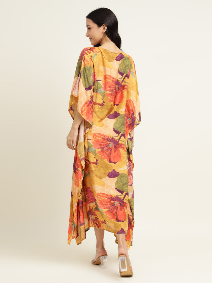 Printed Silk Blend Dress