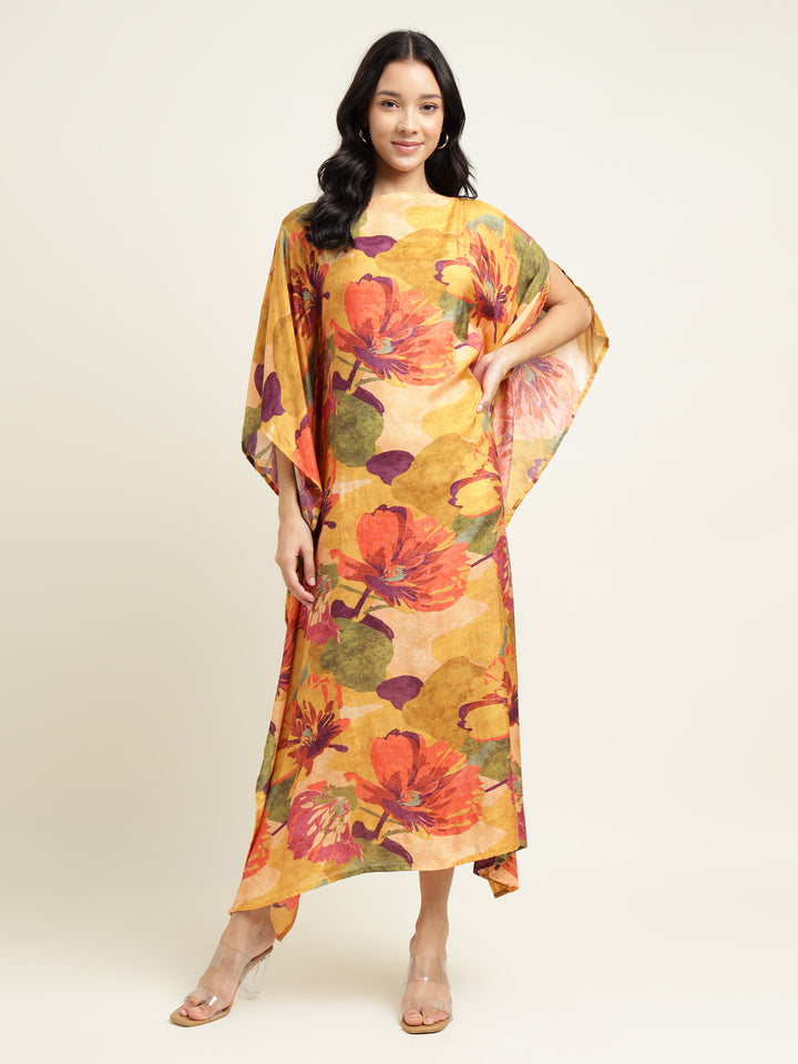 Printed Silk Blend Dress
