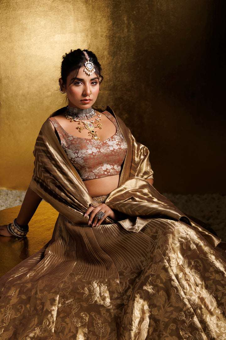 silk lehenga
