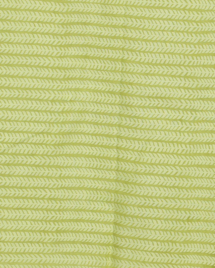 Printed Cottons Unstitched Suit with Thread, Lace work.