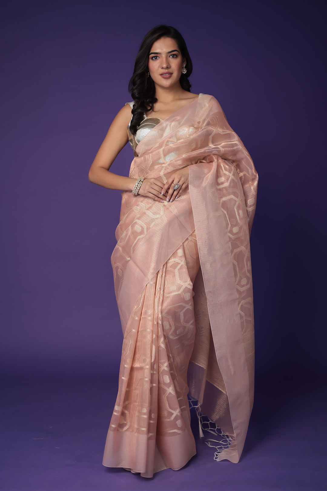 Banarasi Hand Woven Tissue Saree