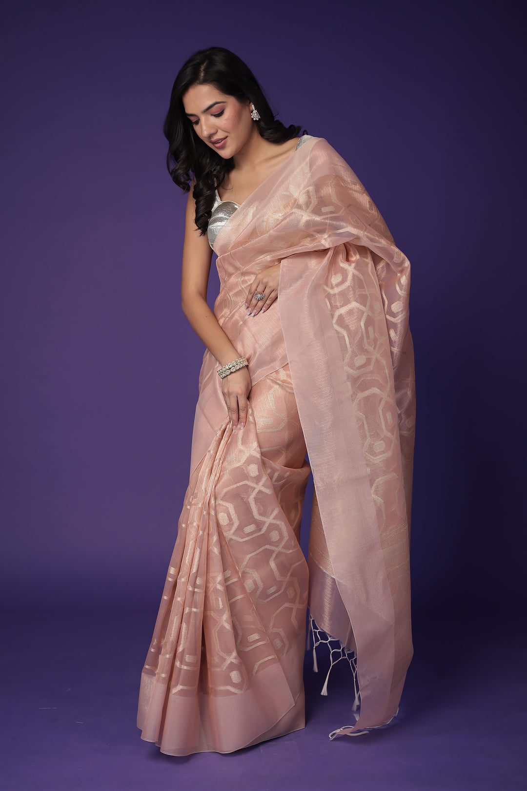 Banarasi Hand Woven Tissue Saree