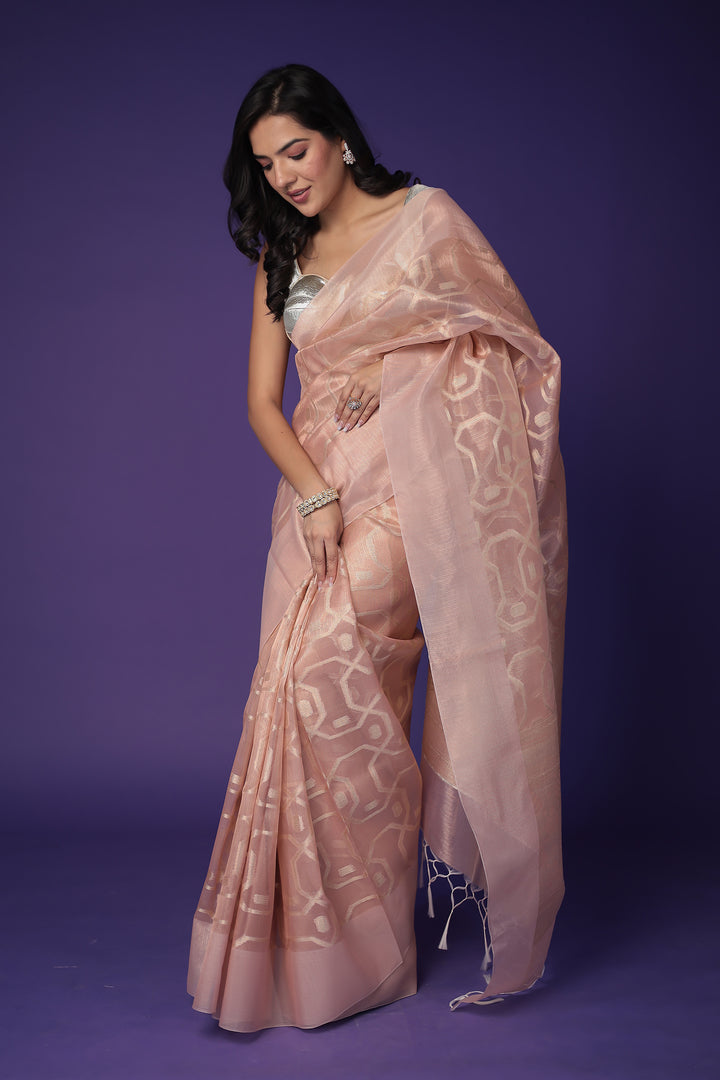 Banarasi Hand Woven Tissue Saree