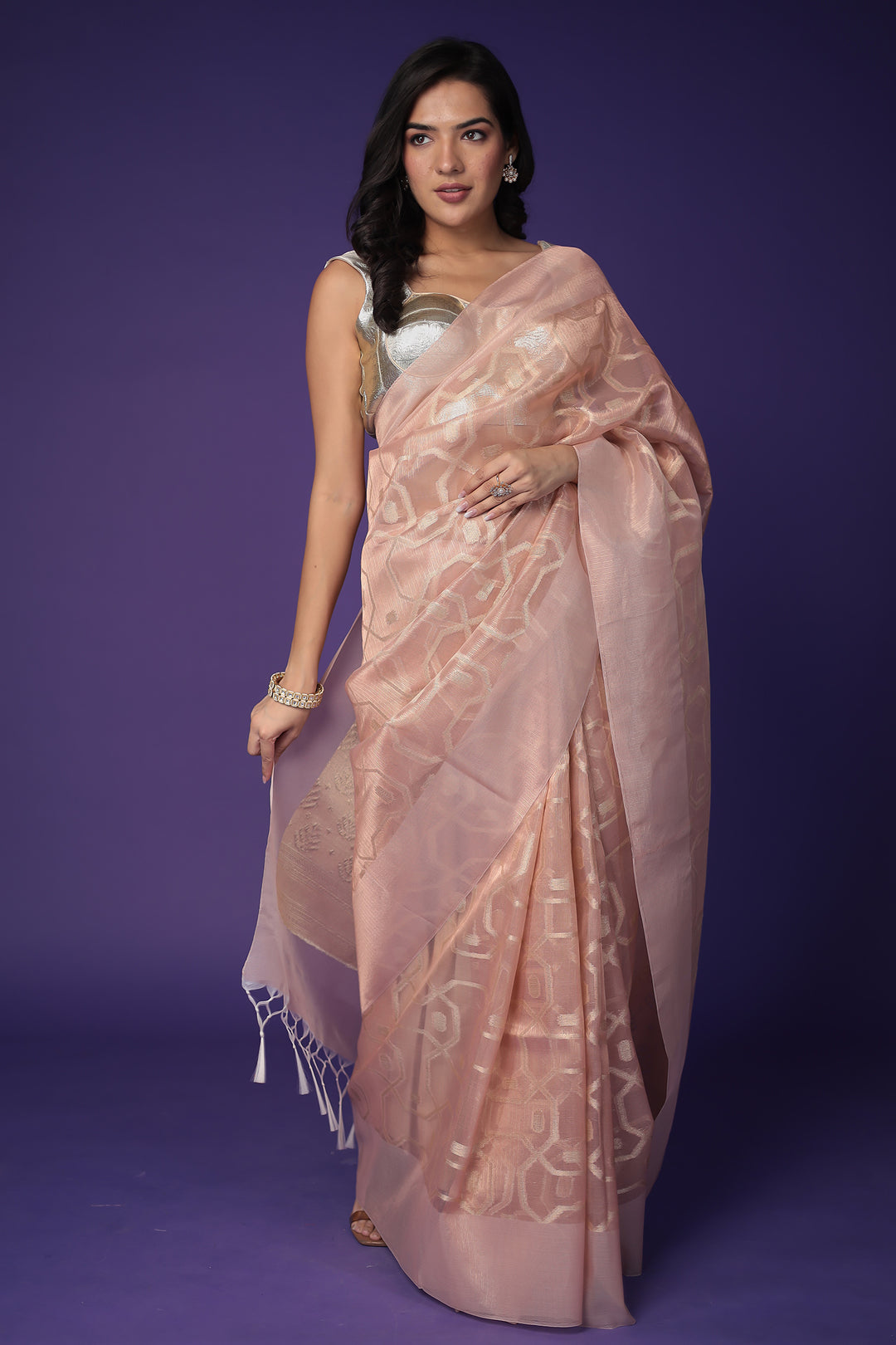 Banarasi Hand Woven Tissue Saree