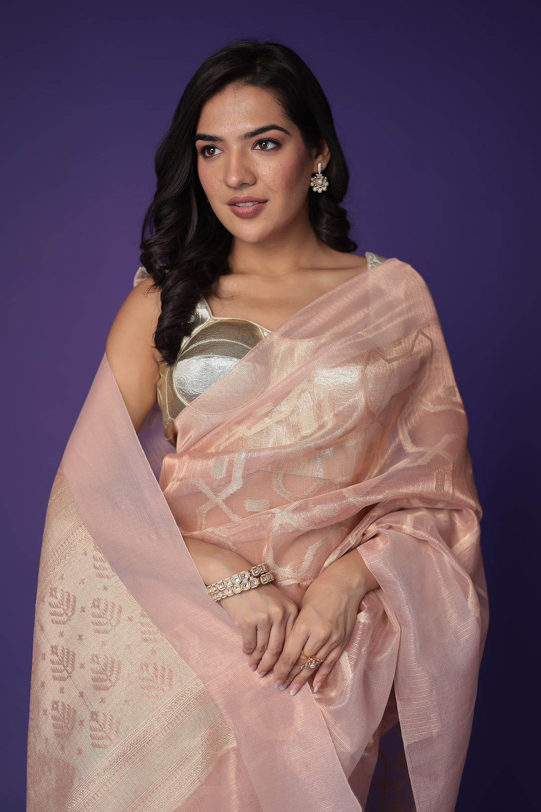 Banarasi Hand Woven Tissue Saree