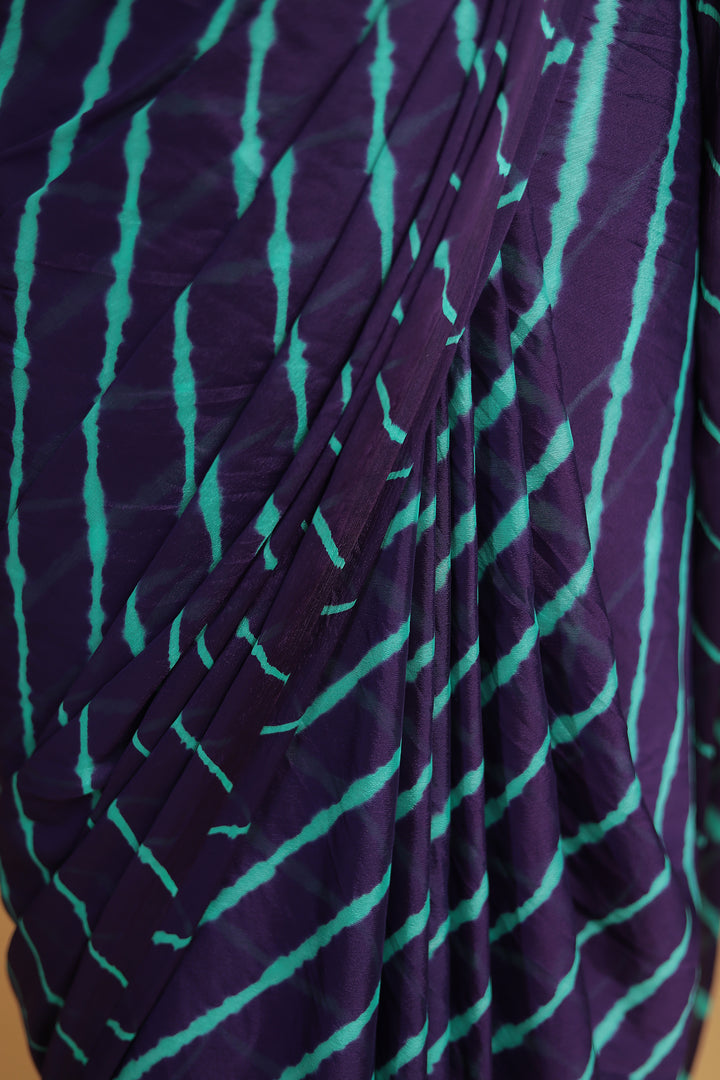 Leheriya Chiffon Saree