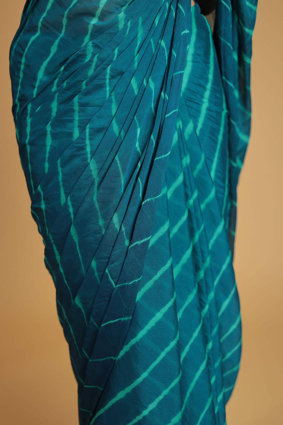Leheriya Chiffon Saree