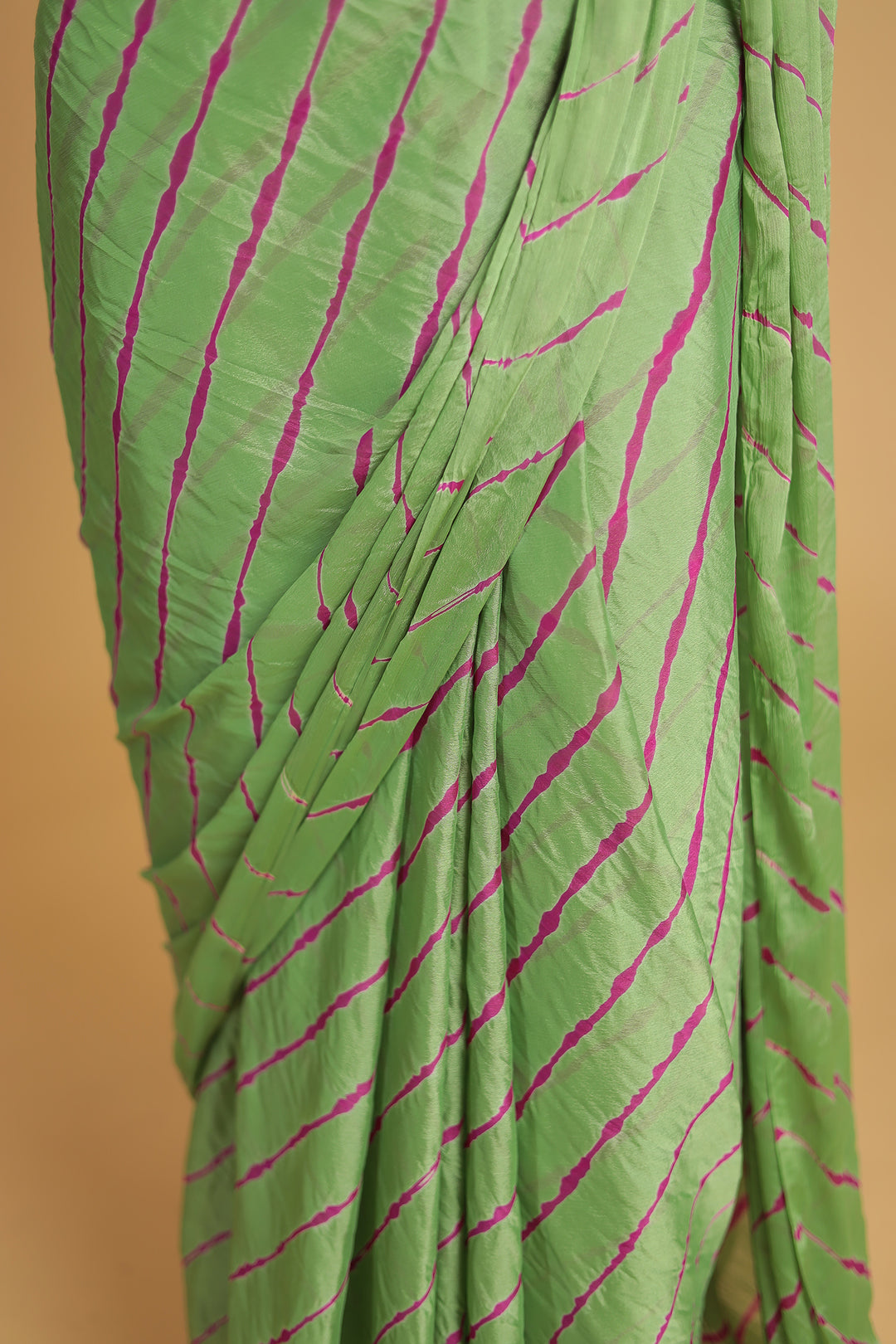 Leheriya Chiffon Saree