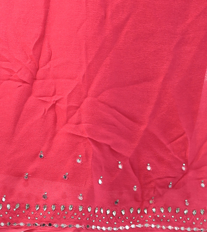 Chiffon Saree Embellished with Foil work