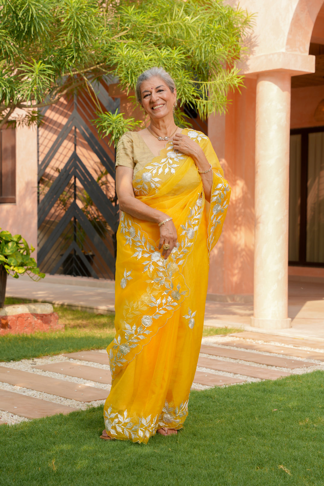 haldi saree