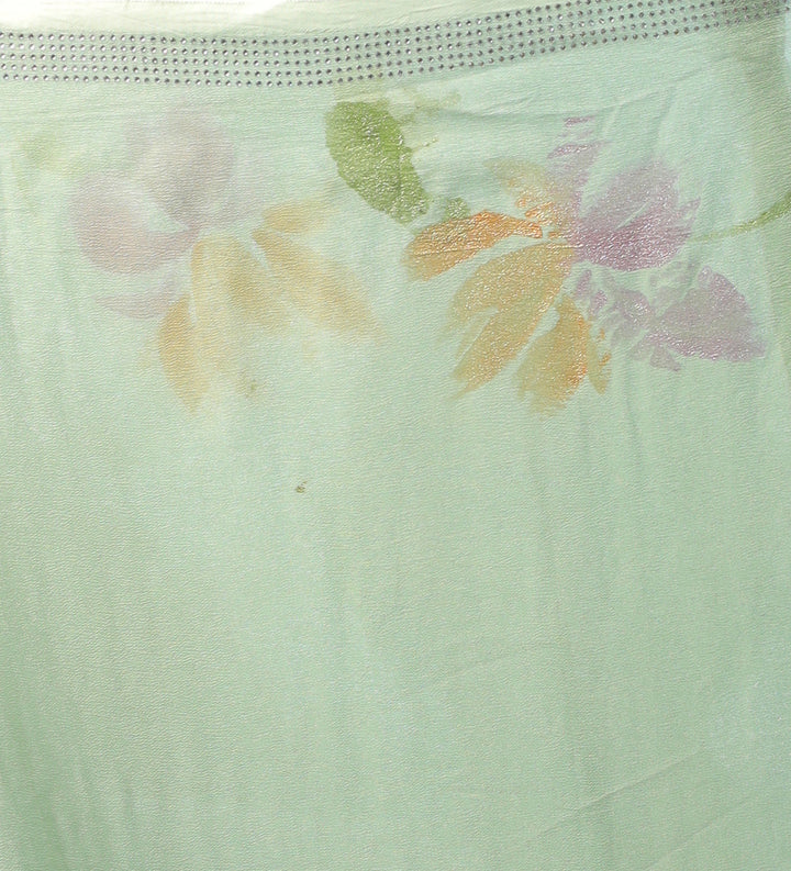 Chiffon Saree with Swarovski work