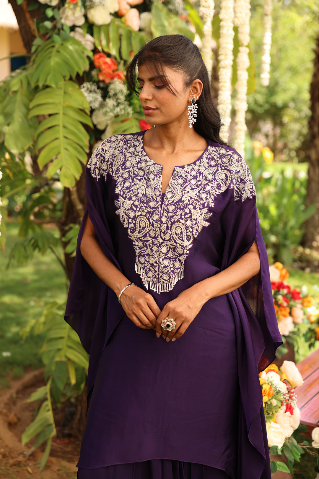 Purple Indo Western Online
