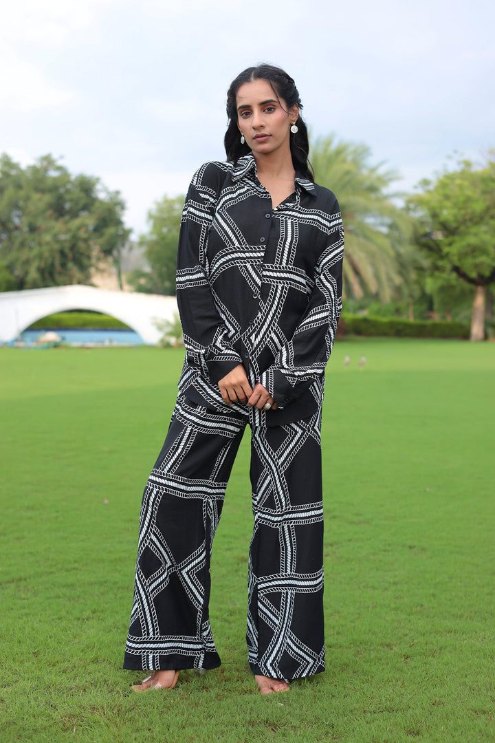 Party Wear Printed Co ords set