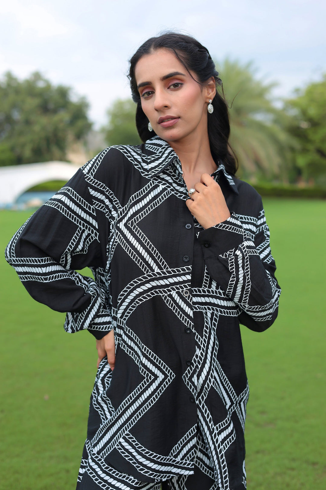 Party Wear Printed Co ords set