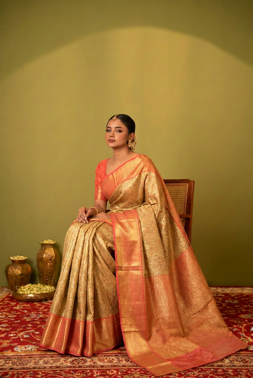 Pure handloom Banarasi Saree