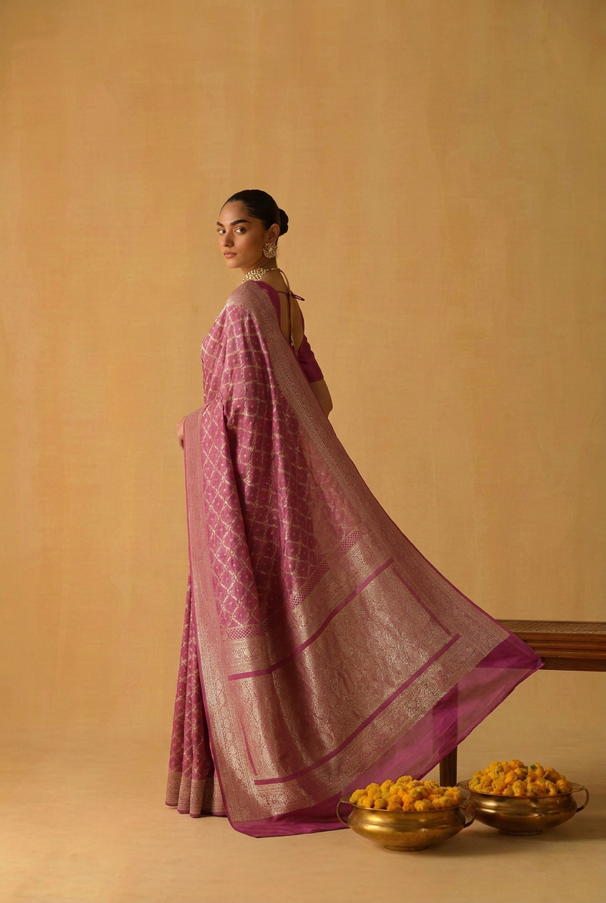 Pure handloom Banarasi Saree