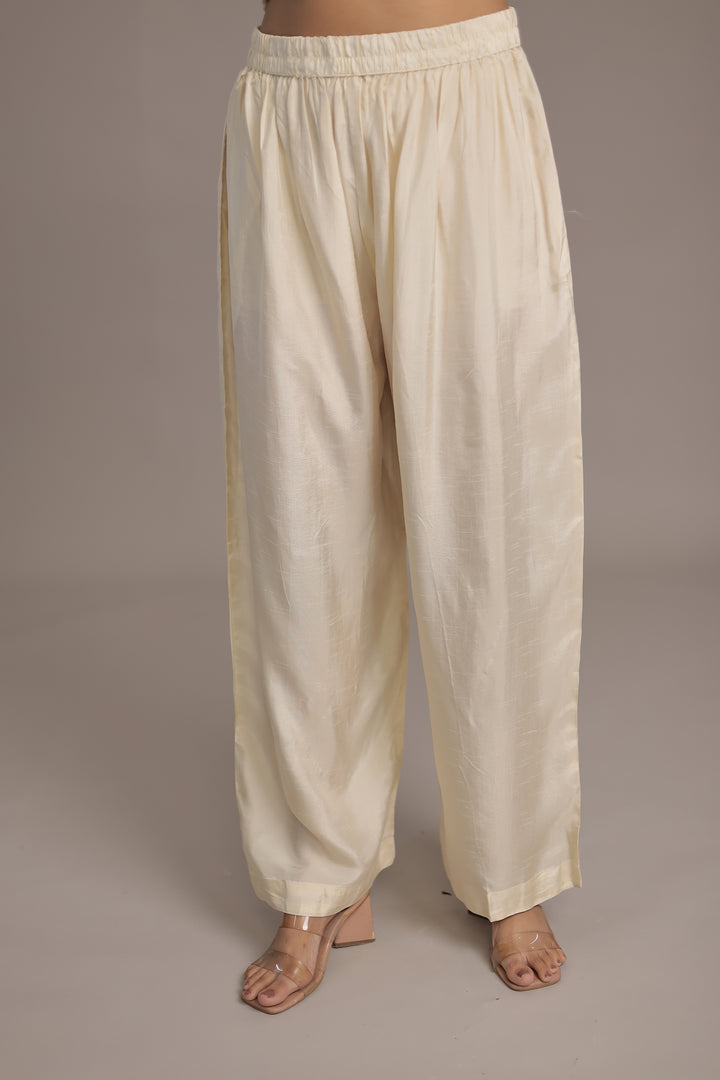 Anarkali Russian Silk Suit with Sequins and Thread work