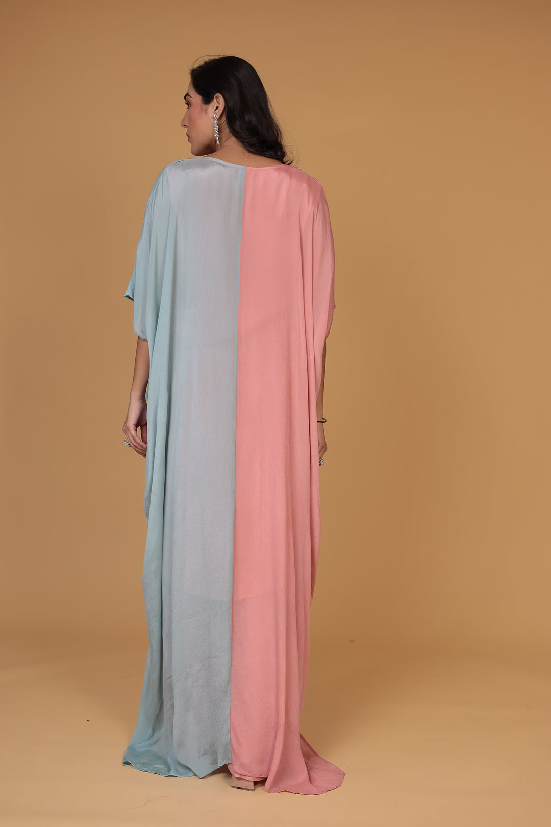 Chinon Silk Indo Western Embellished with Sequins work