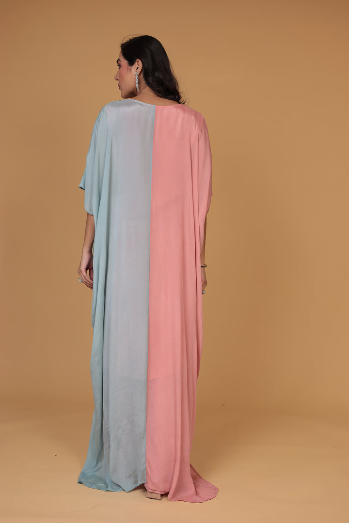 Chinon Silk Indo Western Embellished with Sequins work