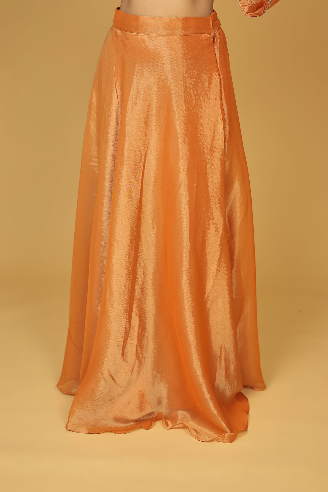 Shimmer Tissue Indo Western (3Pc) with Dori, Sequins and Thread work