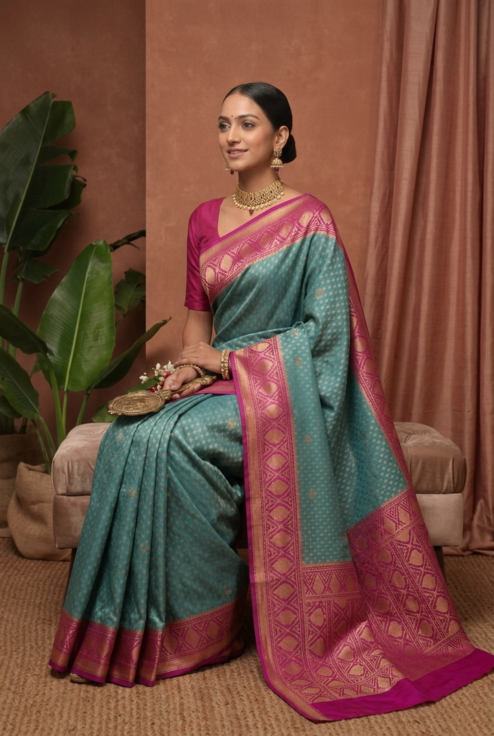 Pure handloom Banarasi Saree