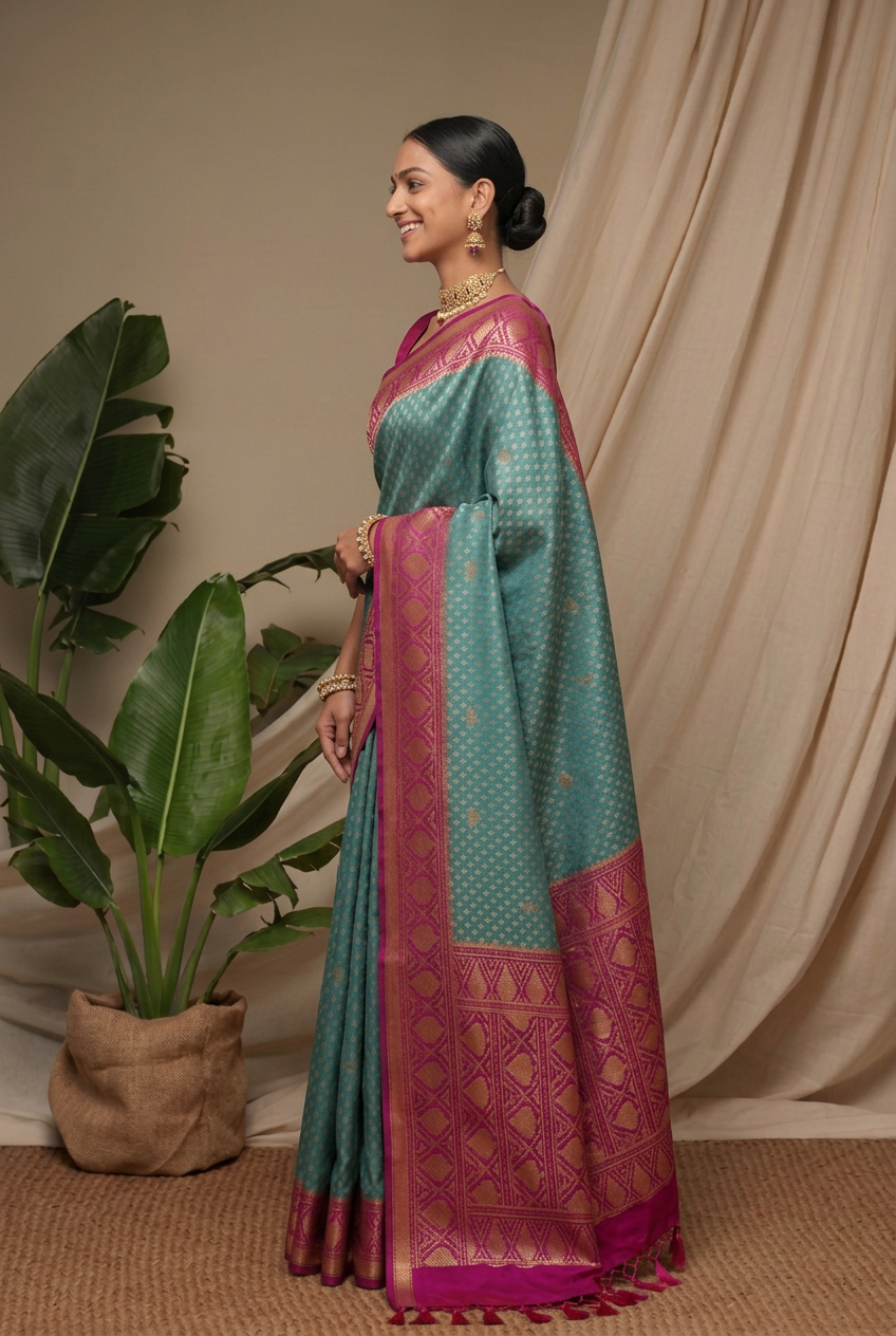 Pure handloom Banarasi Saree