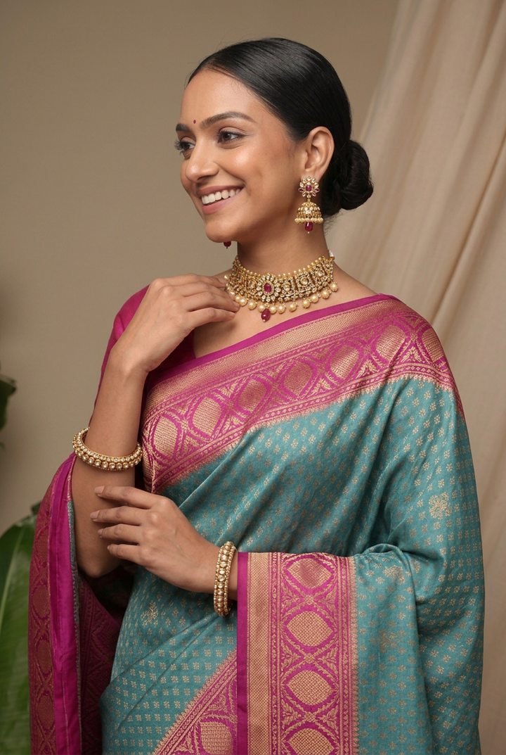 Pure handloom Banarasi Saree