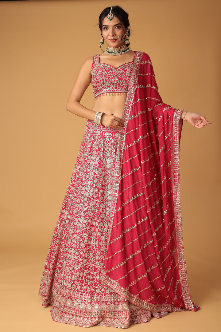 Chinon Silk Lehengas